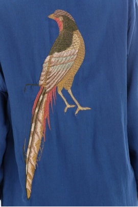 CHAPUTS Polly Denim Blue Bathrobe