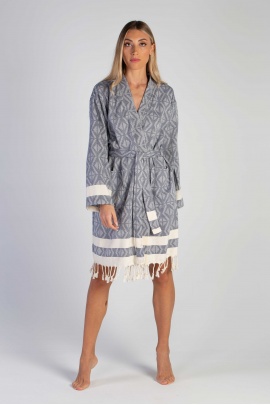 CHAPUTS Pupa Blue Bathrobe CHAPUTS Pupa Blue Bathrobe