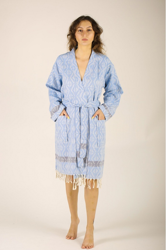 CHAPUTS Pupa Turquoise Bathrobe