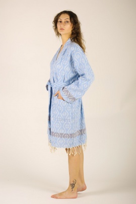 CHAPUTS Pupa Turquoise Bathrobe
