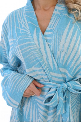 CHAPUTS Smryna Blue Bathrobe