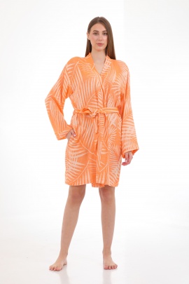 CHAPUTS Smryna Orange Bathrobe
