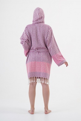 CHAPUTS Square Pink Bathrobe