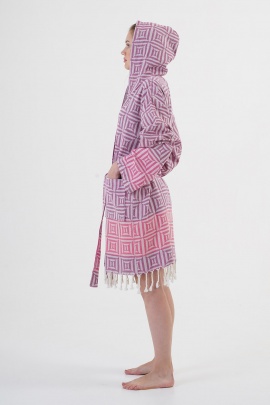 CHAPUTS Square Pink Bathrobe