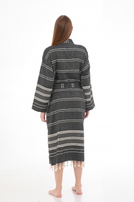 CHAPUTS Sundia Black Bathrobe