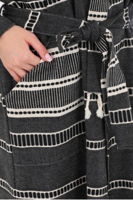 CHAPUTS Sundia Black Bathrobe