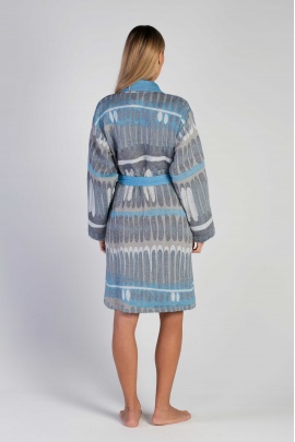 CHAPUTS Tibia Blue Bathrobe