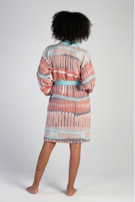 CHAPUTS Tibia Pink Bathrobe CHAPUTS Tibia Pink Bathrobe