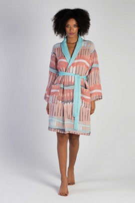 CHAPUTS Tibia Pink Bathrobe CHAPUTS Tibia Pink Bathrobe