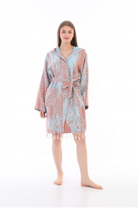 CHAPUTS Tonna Terra & Blue Bathrobe CHAPUTS Tonna Terra & Blue Bathrobe