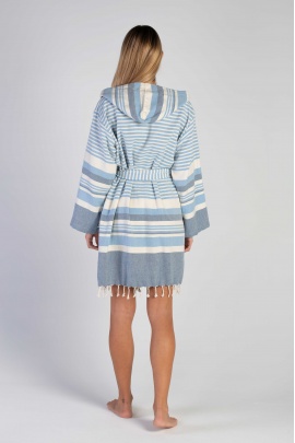 CHAPUTS Torelia Blue Bathrobe CHAPUTS Torelia Blue Bathrobe