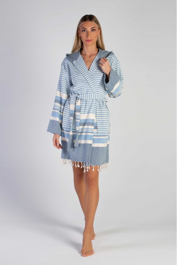 CHAPUTS Torelia Blue Bathrobe