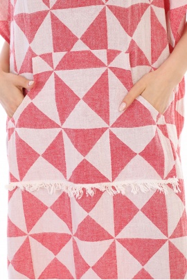 BORN 4 DIVE Tria Red Surf Pancho Bathrobe BORN 4 DIVE Tria Red Surf Pancho Bathrobe