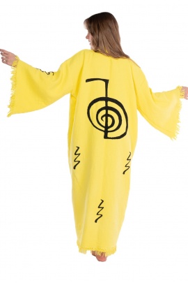 Cho Ku Rei Wooden Printed Bathrobe