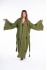 CHAPUTS Kybele Green Wooden Printed Bathrobe