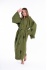 CHAPUTS Kybele Green Wooden Printed Bathrobe