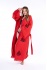 CHAPUTS Lagertha Red Wooden Printed Bathrobe
