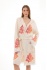 CHAPUTS Coral Wooden Stamp Bathrobe