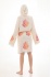 CHAPUTS Coral Wooden Stamp Bathrobe