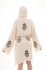 CHAPUTS Hamsa Wooden Stamp Bathrobe