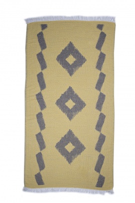 SAUDADE Afrodisias Yellow Peshtemal (Sustainable Cotton)