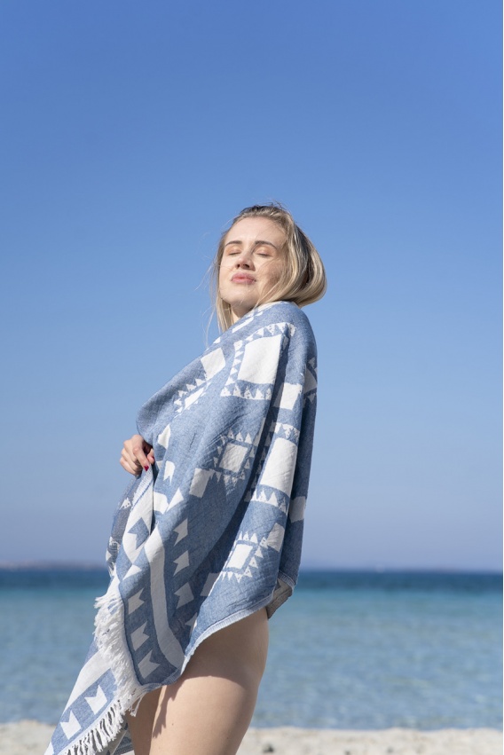 CHAPUTS Akalissus Blue Peshtemal