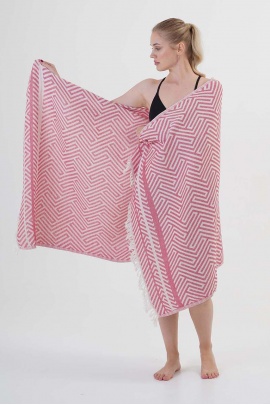 CHAPUTS Alinda Red Peshtemal