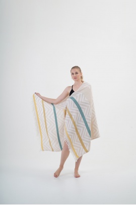 CHAPUTS Amos Beige Peshtemal