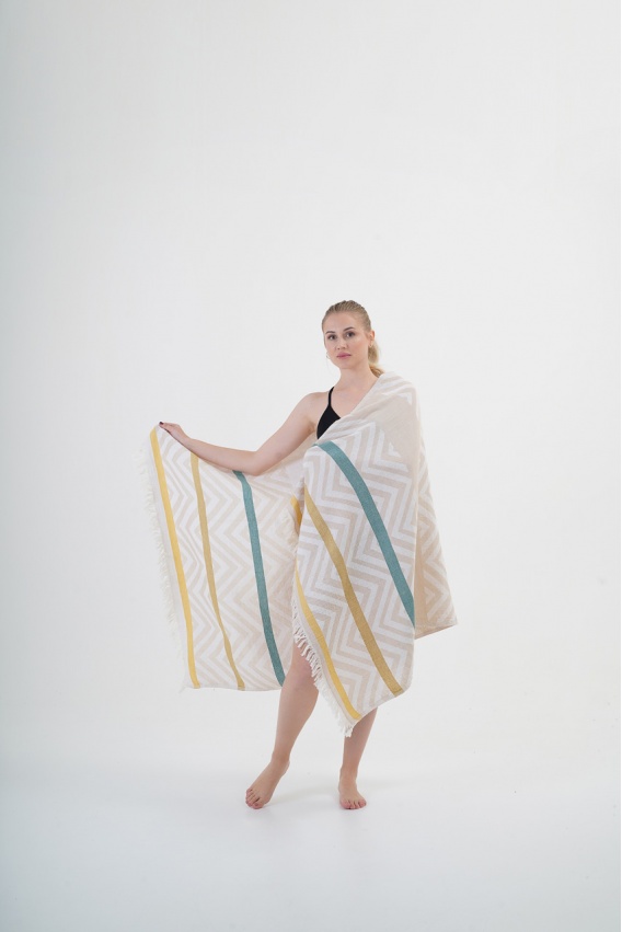 CHAPUTS Amos Beige Peshtemal