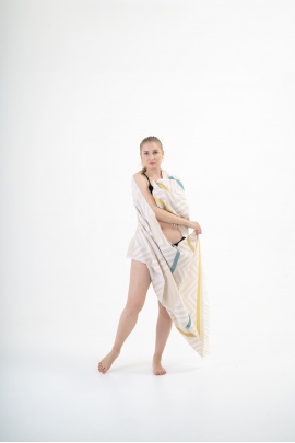 CHAPUTS Amos Beige Peshtemal