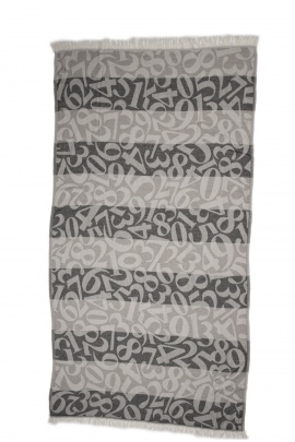 CHAPUTS Apollonia Black & Grey Peshtemal