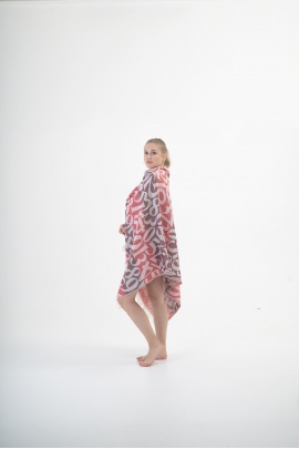 CHAPUTS Apollonia Burgundy & Red Peshtemal