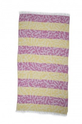 CHAPUTS Apollonia Pink & Yellow Peshtemal