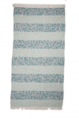 CHAPUTS Apollonia Turquoise & Mint Peshtemal