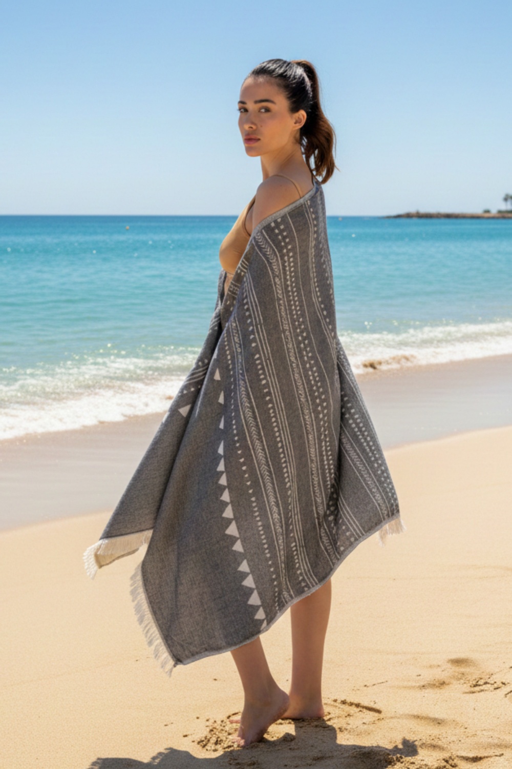 Aspendos Black Peshtemal