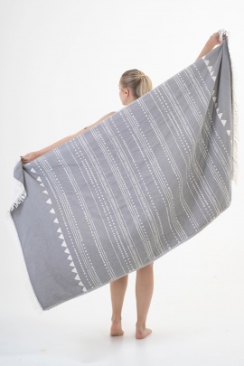 Aspendos Grey Peshtemal