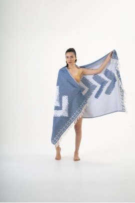 CHAPUTS Edessa Blue Peshtemal