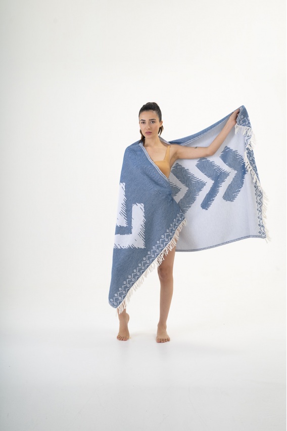 CHAPUTS Edessa Blue Peshtemal