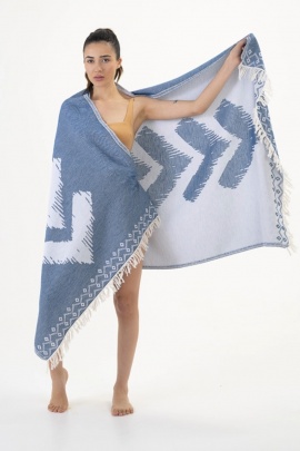 Edessa Blue Peshtemal