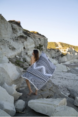 CHAPUTS Gagae Black Peshtemal