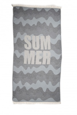 CHAPUTS Halikarnassos Navy Blue & Light Blue Peshtemal