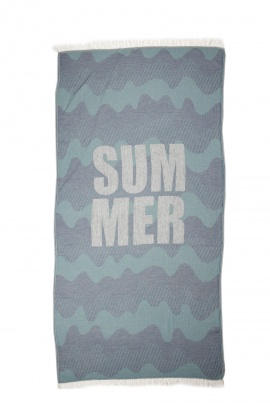 CHAPUTS Halikarnassos Royal Blue & Turquoise Peshtemal