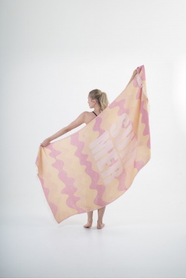 CHAPUTS Halikarnassos Yellow & Pink Peshtemal