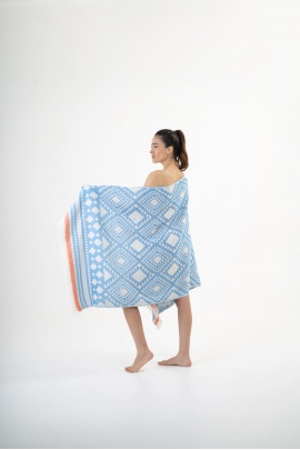 CHAPUTS Hattusas Blue Peshtemal