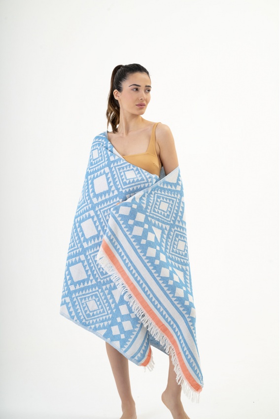 CHAPUTS Hattusas Blue Peshtemal