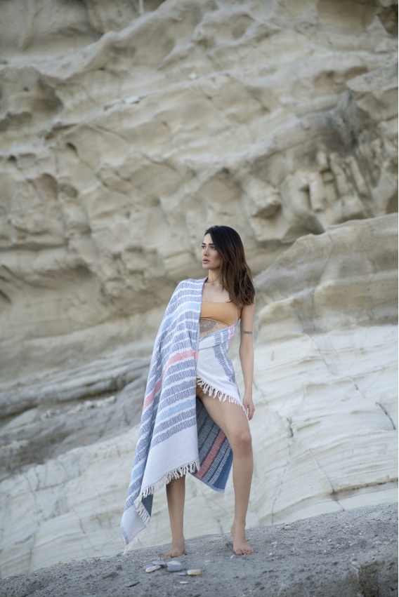 CHAPUTS Hierapolis Blue Peshtemal