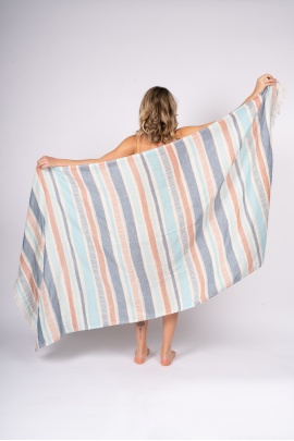 CHAPUTS Larissa Blue Peshtemal