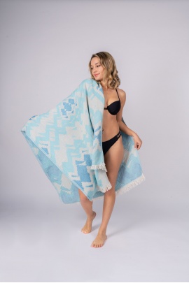 CHAPUTS Sardes Blue Peshtemal