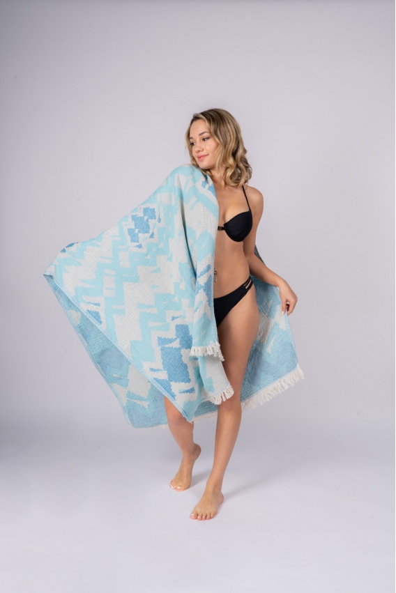 CHAPUTS Sardes Blue Peshtemal