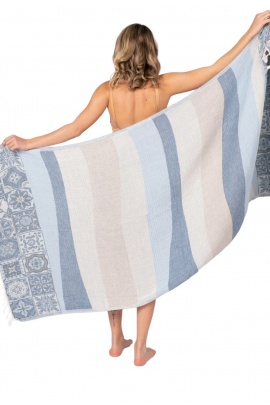 Caria Blue Peshtemal